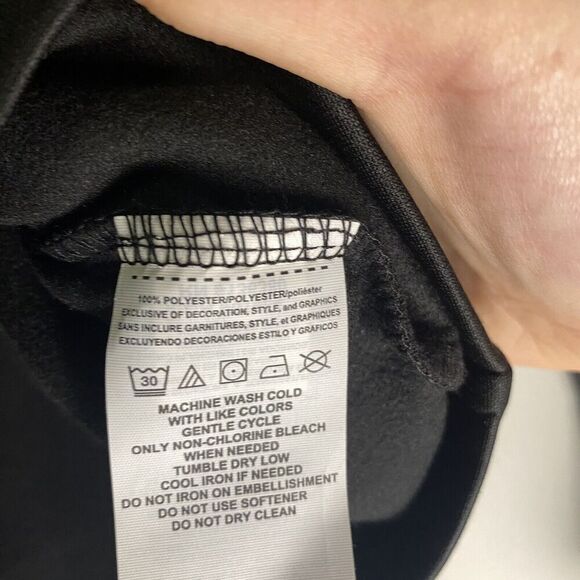 New Orleans Saints Pullover 1/4 Zip Unisex MEDIUM Black Gold Long Sleeve NFL - Picture 5 of 8